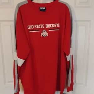 NCAA Red and Gray Ohio State Buckeyes Sweatshirt